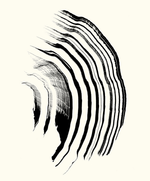 Vibration_01, 2023 (ink on paper)