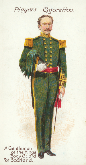 Ceremonial and Court Dress: A Gentleman of the King's Body Guard for Scotland (colour litho)