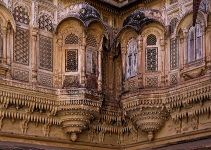 Window decorated, Mehrangarh Fort, Jodhpur, 1459 (photo)