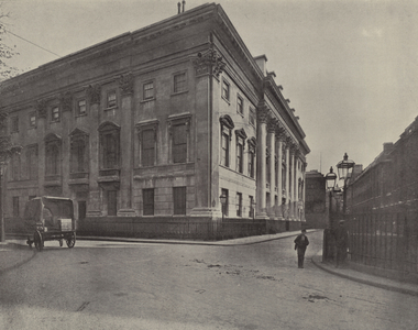 The Goldsmith's Hall (b/w photo)