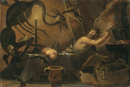 A Scene of Witchcraft, 1674 (oil on canvas)