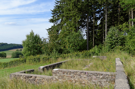 View of Frohngau, Villa Rustica, Roman, built 2nd - 3rd century AD, Eifel, Germany (photo)