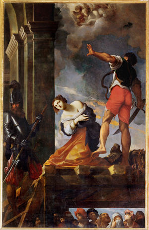 The martyrdom of Saint Margaret