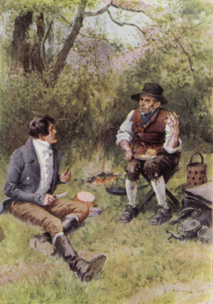 Illustration for The Broad Highway a Romance of Kent (colour litho)
