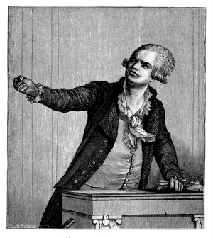 Georges Jacques Danton (1759 - 1794), political leader of the French Revolution