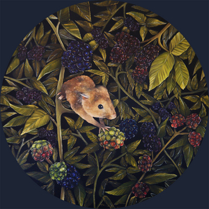 Harvest mouse, 2021 (oil on canvas)