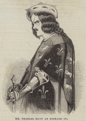 Mr Charles Kean as Richard III (engraving)