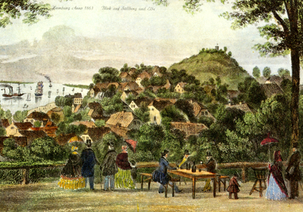 Hamburg in 1863 (postcard)