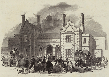 Peterborough Station (engraving)