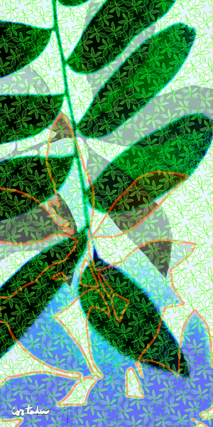 Native Canopy: Eight, 2009, (sublimation dye on fabric, edition 1 of 1)