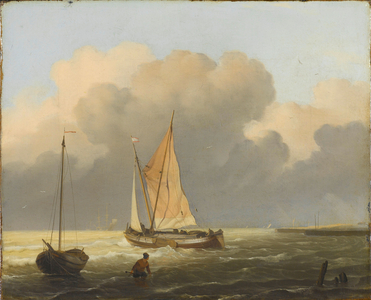 Seas off the Coast, 1697 (oil on canvas)