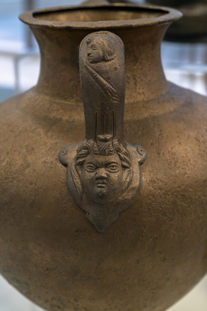 Bronze container from the tumulus necropolis in the administrative territory of Augusta Traiana, 2nd-3rd century AD(bronze)