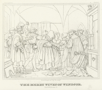 The Merry Wives of Windsor, Act IV, Scene 2 (engraving)