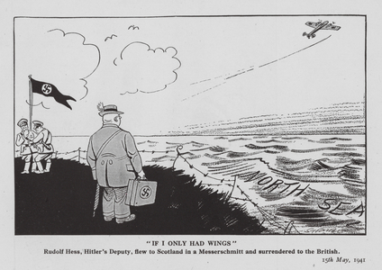 Strube WW2 cartoon (litho)