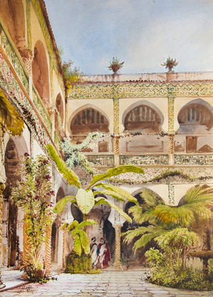 Dar Mustapha Pacha, Algiers (watercolour)