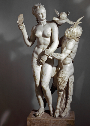 Aphrodite, Pan, and Eros