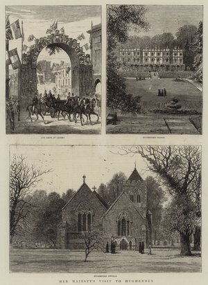 Her Majesty's Visit to Hughenden (engraving)