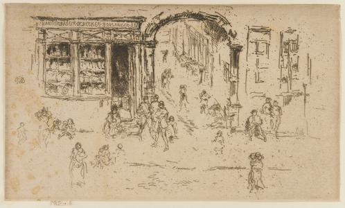 Archway, Brussels, 1887 (etching; ink on paper)