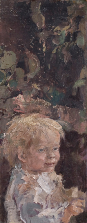 Isabel in the Shade,  (Oil on Panel)