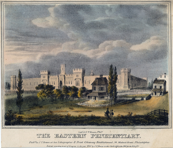 The Eastern Penitentiary, Philadelphia, printed by Wild & Chevalier, c.1838 (litho)


