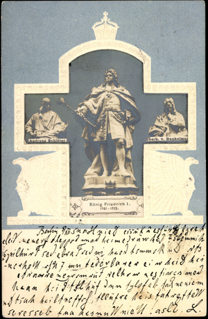 Embossed passepartout Berlin Kreuzberg, Friedrich I.