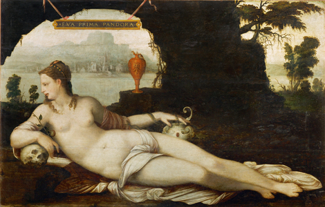 Eva Prima Pandora, c.1550 (painting on wood)