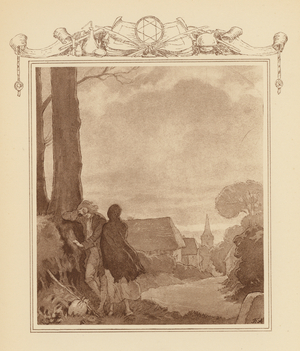 Illustration for Gray’s Elegy (colour litho)