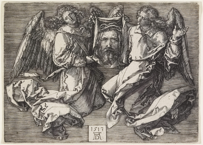 Sudarium Displayed by Two Angels, 1513