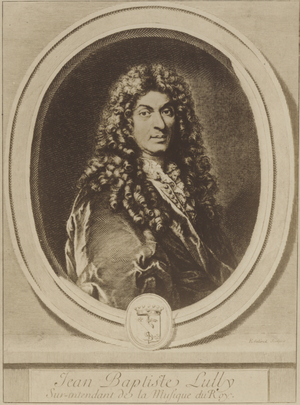 Portrait of Jean-Baptiste Lulli (engraving)