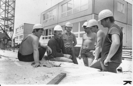 Housing construction on the Schlaatz, Germany, 1986 (photo)