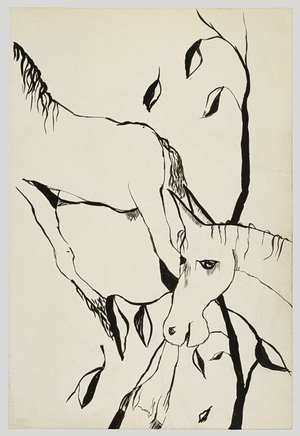 Idyll, 1940 (ink on paper)
