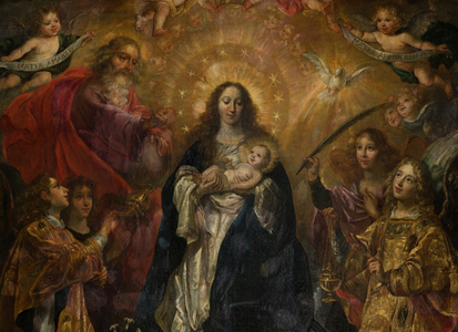Parish church (Sint-Walburgakerk). Painting. Nicolas De Liemaeckere.