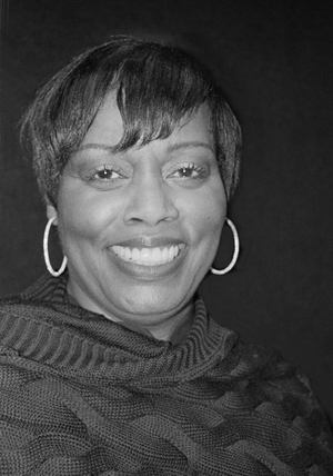 Diane Reeves (b/w photo)