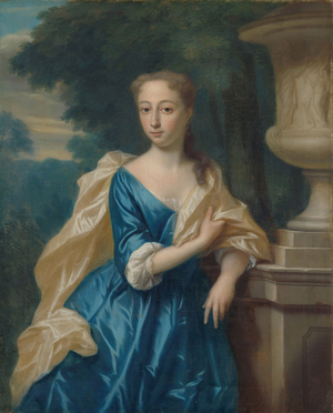 Justina Johanna Ramskrammer, 1734 (oil on canvas)