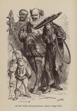 Illustration for Un Bon Petit Diable (engraving)