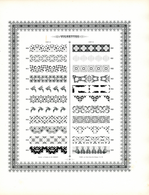 Ornamental Vignettes and Borders (print)