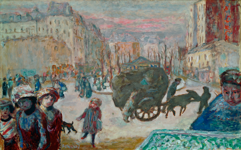 Morning in Paris (painting on canvas)