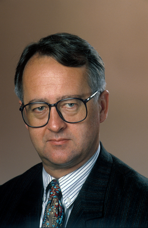 Oslo 19891010. Storting representative Johan C. Løken, Right, Hedmark. Portrait. …, 1989 (photo)