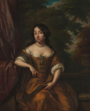 Portrait of Anna Maria Hoeufft , 1690-1753 (oil on canvas)