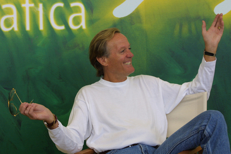 Venice, 58. International Film Festival, 'The Hired Hand', the Director Peter Fonda, 2001 (photo)