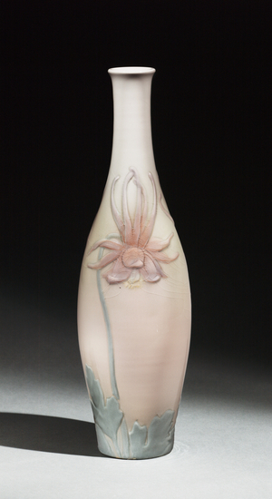 Vase, 1900 (stoneware (iris glaze line)) (see also 451113)