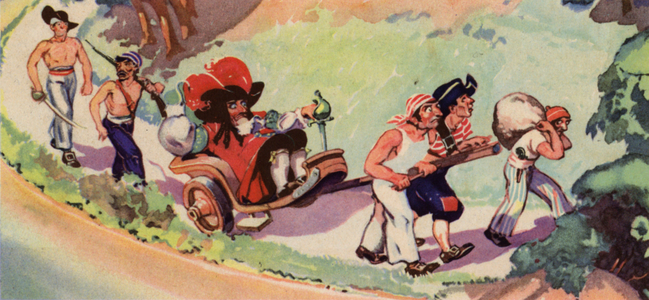 Illustration for The Peter Pan Story Picture Book (colour litho)