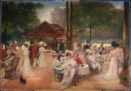 Le Cercle de l'île de Puteaux, circa 1907 (oil on canvas)