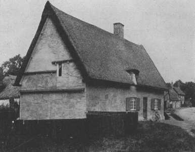 A Cottage, Godmanchester, Huntingdonshire (b/w photo)