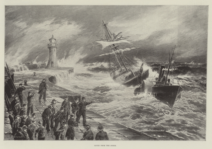 Saved from the Storm (litho)