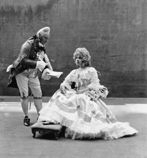 Georg Engels and Tilla Durieux in 'Cabal and Love' (b/w photo)