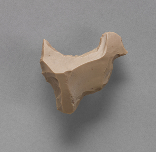 Flint in the Form of a Bird, 4000-3000 BC (tan-coloured flint) 
 