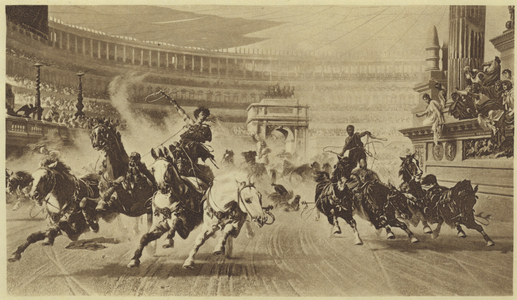The Chariot Race (photogravure)