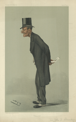 Sir John Talbot Dilwyn-Llewellyn (colour litho)