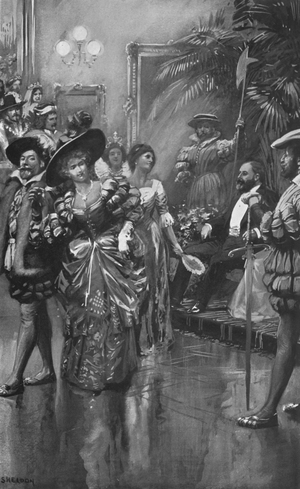 Fancy-Dress Ball of the Royal Institute of Painters in Water Colours, May 19, 1885 (litho)